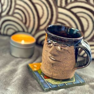 ✨Host Pick✨ Handmade Pottery Visage Mug
